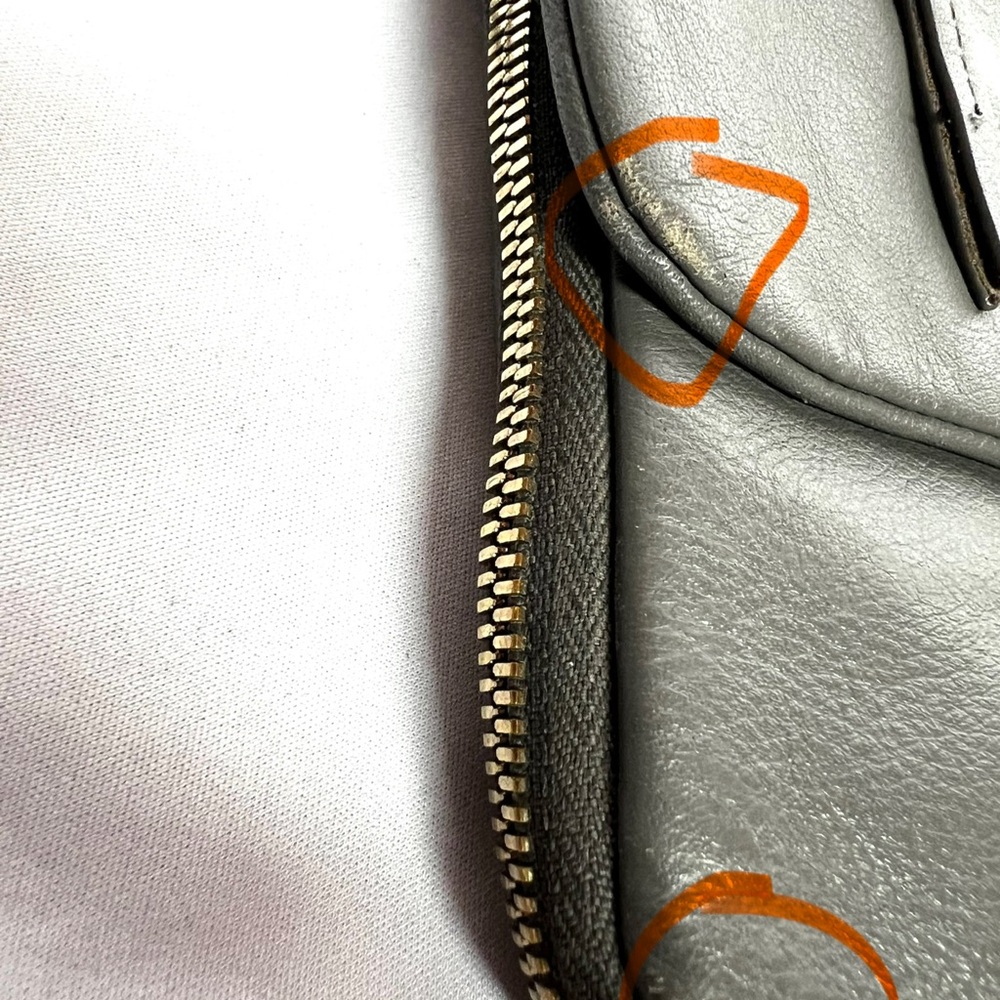 KNOMO London Elektronista Leather Tech Organizer Crossbody Bag Travel Work - Picture 14 of 14